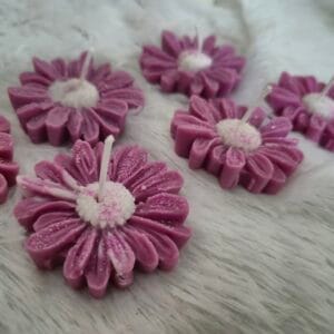 Daisy Flower Candle