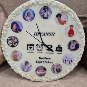 Resin Photo Clock 5