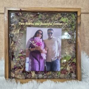 Resin Varmala Preservation Teakwood Frame3