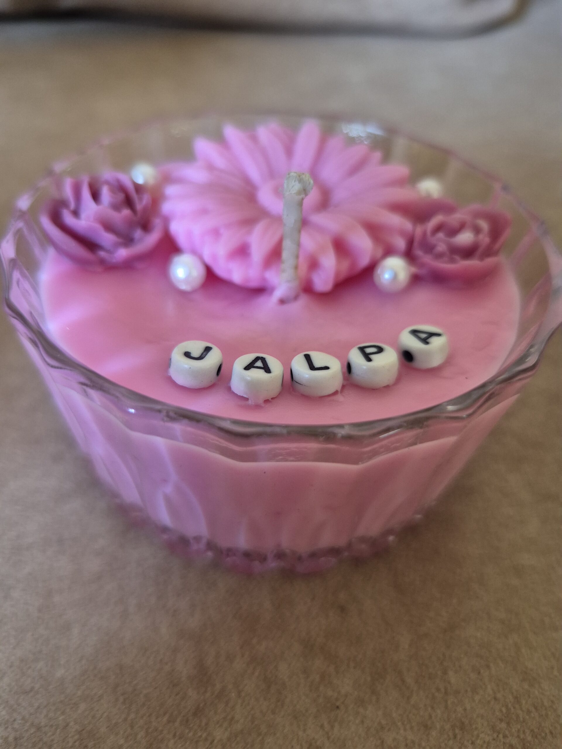 Personalized Name Candle