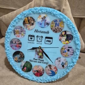 Resin Photo Clock 6