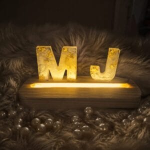 Flower Preservation Led Name Stand2