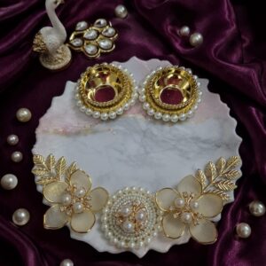 Elegant Marble Effect Acrylic Pooja Thali2