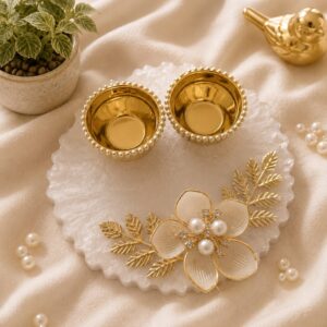 Elegant White Mini Kankavati