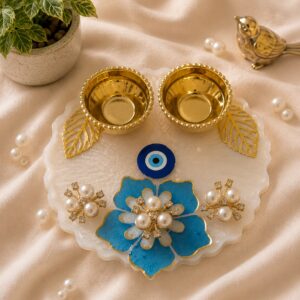 Evil Eye Resin Pooja Platter